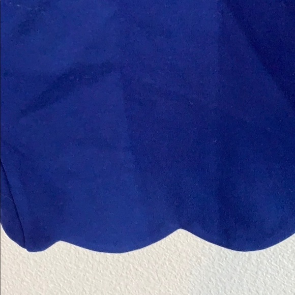 Lush Scalloped Hem Halter Dress Royal Blue Women’s Size Small New with tags! - Picture 12 of 14